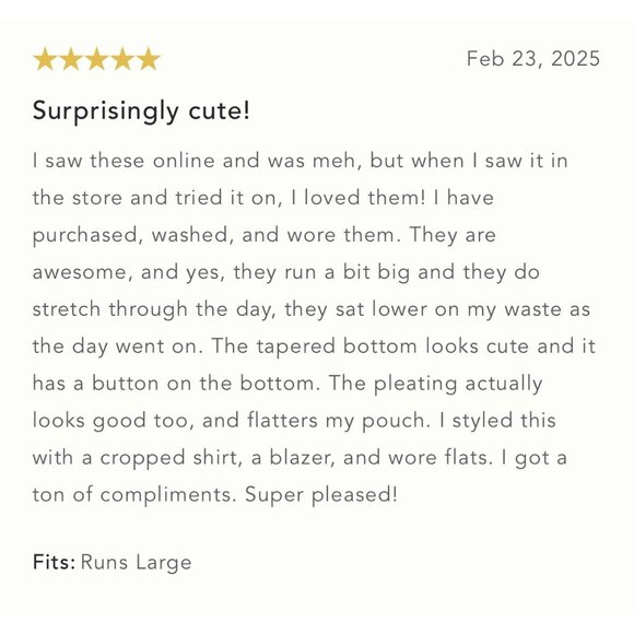 NWT Size 27 - Anthropologie Pilcro Pleated High-Rise Balloon-Leg (NWT US$ 148) - Picture 8 of 16